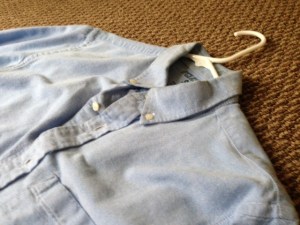 A classic blue OCBD from Old Navy. 