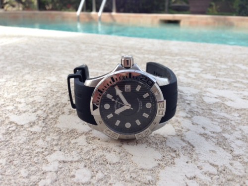 The Stuhrling Aquadiver Manta Ray watch.