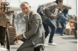 Bond, James Bond. Nice example of how to wear black shoes.