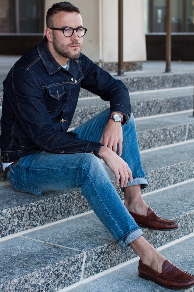 Glasses by Burberry. Watch by Timex, strap by The Knottery. 