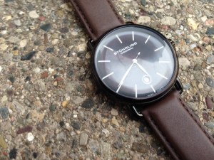 A personal favorite: the Stuhrling Original Classic Ascot Agent watch in brown leather. 