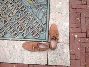 This pair of shoes is about as on-trend as it gets at the moment. 