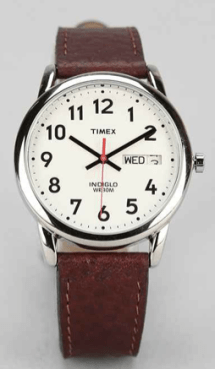 A clean and classic Timex.