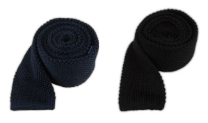 Two wardrobe staples well-suited for more casual or dressy wear. 