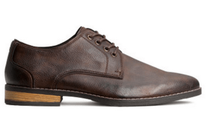 A basic brown dress shoe that would work for most business-casual situations.