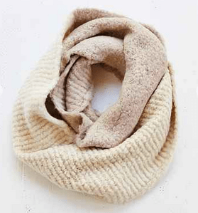 Two trends combined into one warm, stylish piece. 