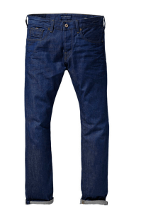 A slim, dark pair of jeans as worn by James Bond (off the screen, that is). 