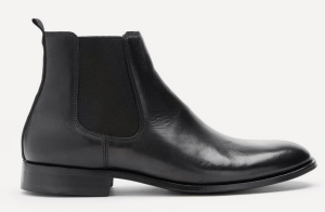 For the ultimate in dressy appeal, Frank & Oak's black leather version is sleek.