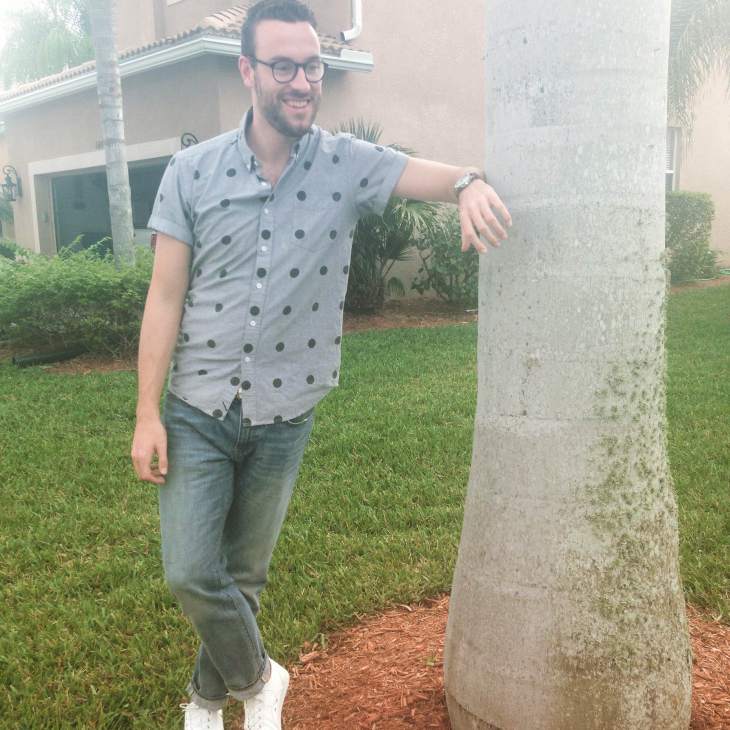 Plenty of styling potential with these sneakers. Buttondown shirt by Saturdays Surf NYC. Lightwash jeans by J. Crew. Glasses by Warby Parker. 