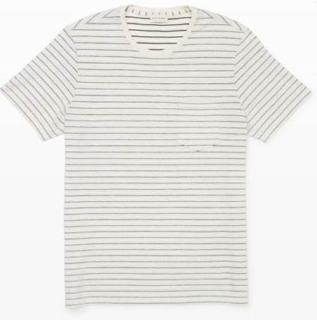 Soft fabric, stripes and a slim fit check all the boxes for a great T-shirt.