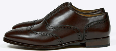 It doesn't get much more classic than a dark brown wingtip at a more premium price. 