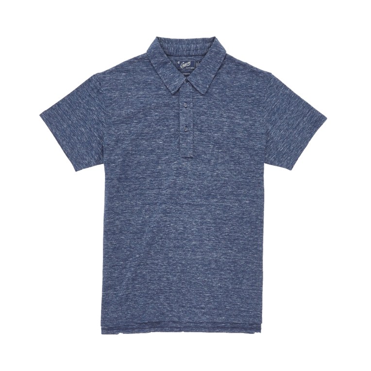 Sticking with a polo right through the end of summer.