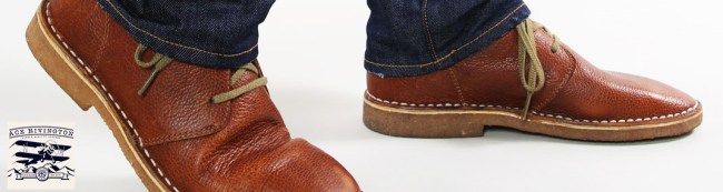 Ace Rivington sells, among other footwear offerings, some casual-rugged chukkas from SeaVees.