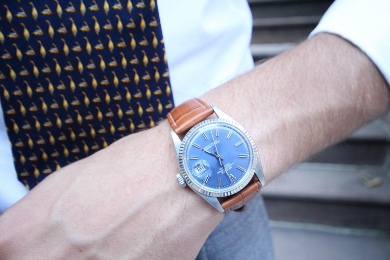 A Rolex Datejust is just one of the many terrific vintage options on rotation from Theo & Harris. Photo courtesy of the brand.