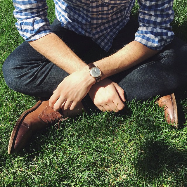 A vintage watch can work in many of the same situations as a regular timepiece -- just don't be afraid to rock. Photo courtesy of Theo & Harris.