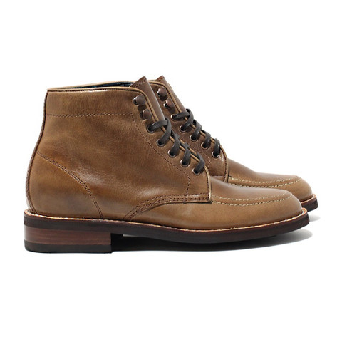 One of two other options in the brand's Diplomat silhouette, this one made out of Natural Horween leather.