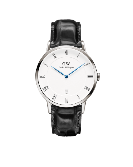 The blue hands and Roman numeral hour markers put this watch firmly in dressy territory. Photo courtesy of the brand.