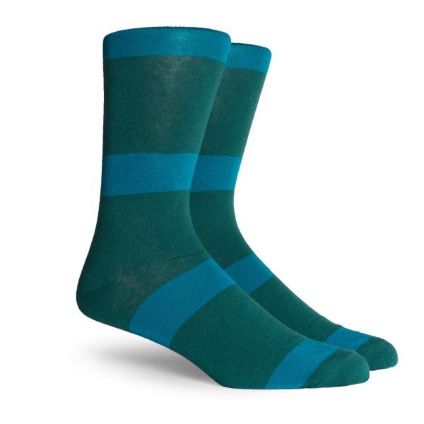 Part blue, part green and all simple style. 