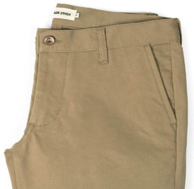 A pair of chinos that's both classic and modern? Pick 'em up before they're gone.