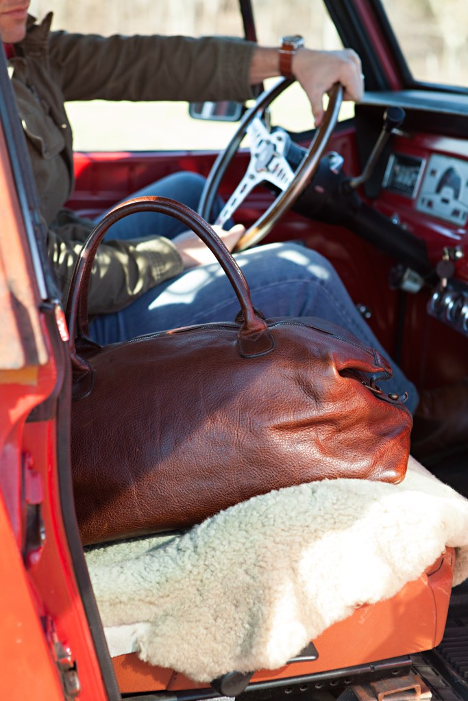 Just one of the exceptionally high-quality bags produced by the brand. Photo courtesy of Moore & Giles.