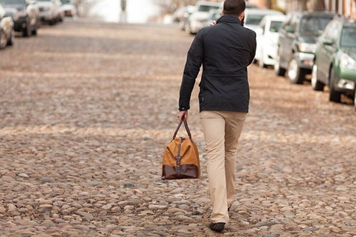 Built for the road ahead -- it was great to catch up with team at Moore & Giles (makers of the Benedict Weekend Bag) seen here.