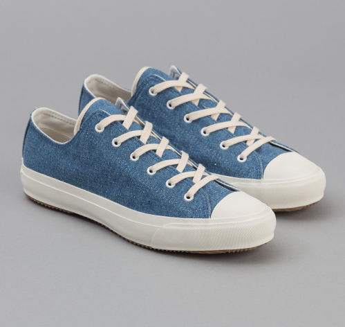 The same fabric that goes into your favorite denim makes up these stunning sneakers.