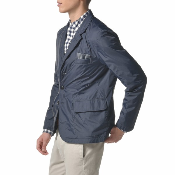 It's got all the touches of the traditional blazer, including the casual flap patch pockets and room for a trusty pocket square.