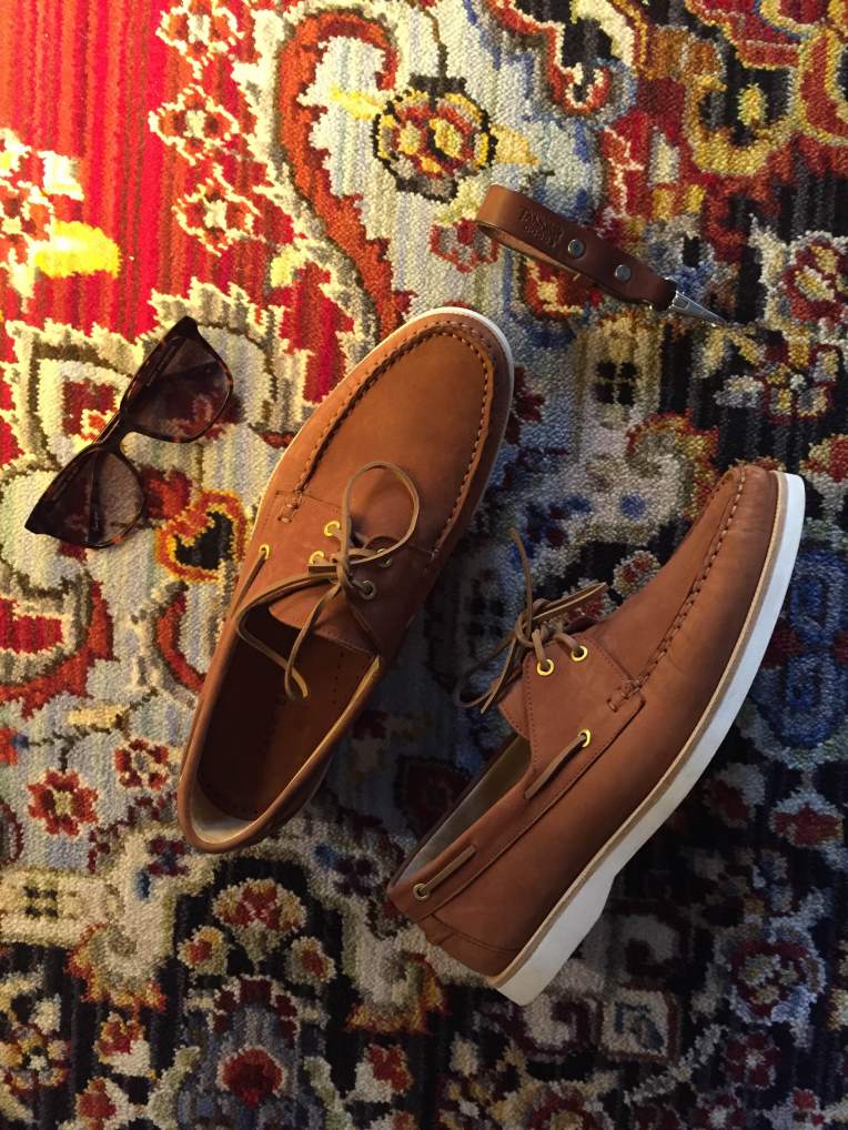 A look at a few of my trip accessories, with a cool backdrop via The Time Nyack. Leather lanyard by Tanner Goods. Cooper Boat Shoes by Jack Erwin. Maximus Sunglasses by Sunday Somewhere.