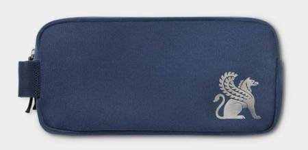 A navy color that goes with everything, plus durable fabric. 