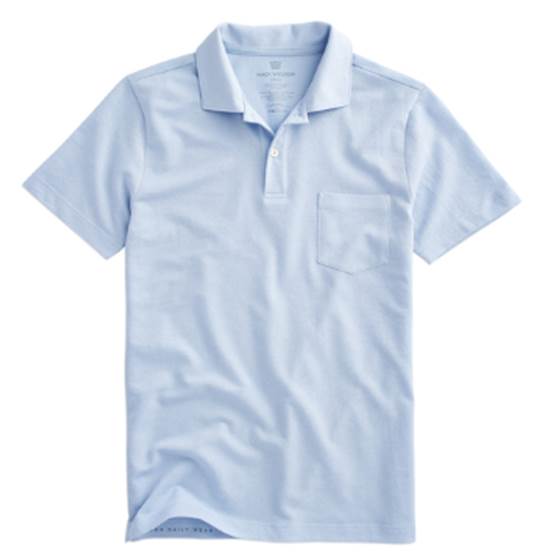 Easygoing, effortless and still sharp -- that's the Mack Weldon Vesper Polo for you. Photo courtesy of Mack Weldon. 