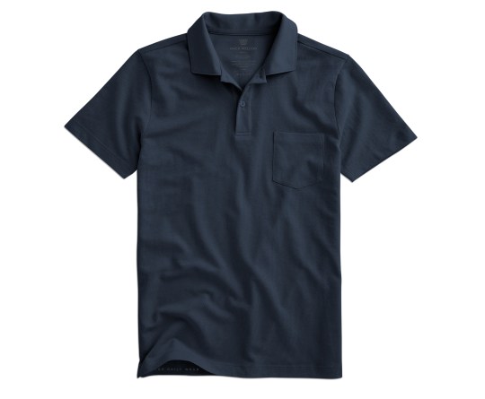 While the Kentucky Blue option looks great, Bond might go for the Total Eclipse Blue polo. Photo courtesy of Mack Weldon.