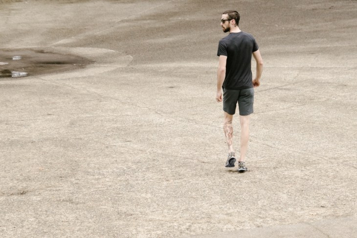 The Capital Short in action, paired up with the Convoy Tee. Photo courtesy of OLIVERS Apparel. 