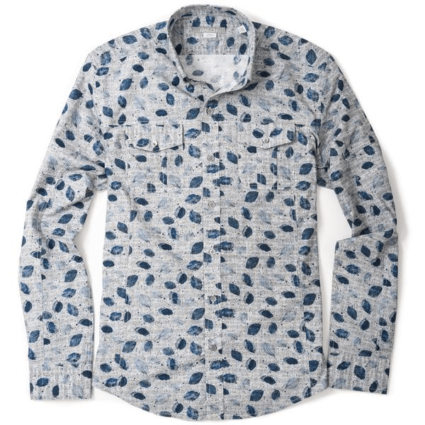 A bold print grounded by a fall-ready pattern, with neat styling touches that make it more wearable than you think. 