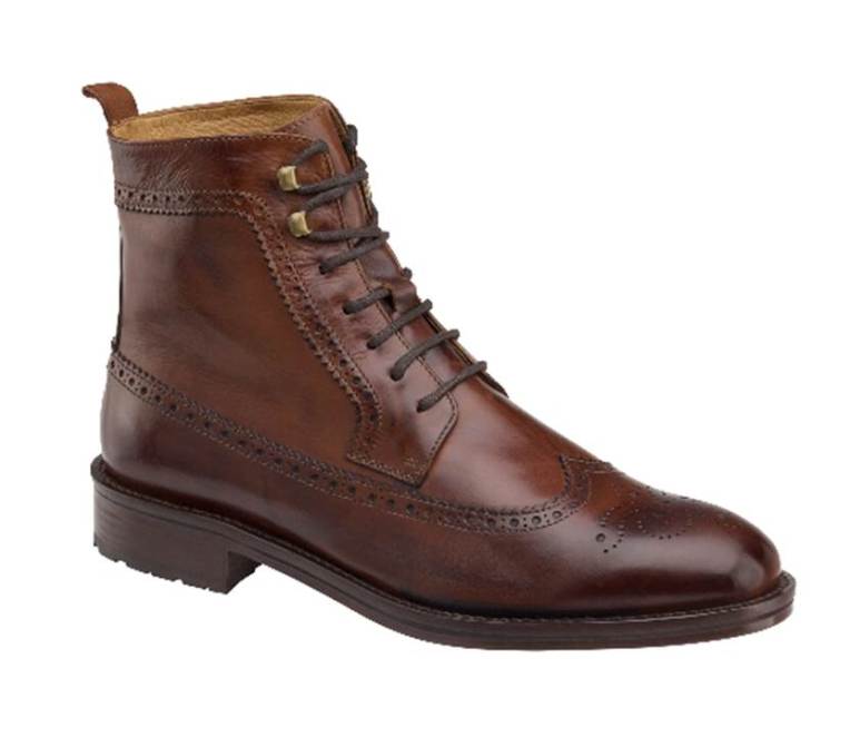 Italian-made leather wingtip boots that you won't want to take off? Sign me up. 