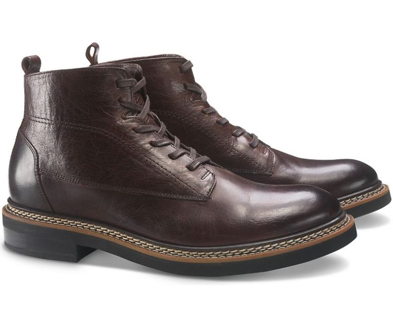 A rich shade of burgundy in oiled full-grain leather -- an excellent fall boot. 