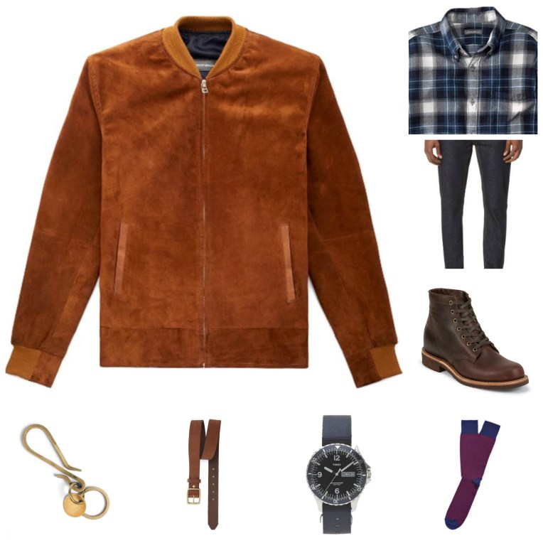 Not too trendy, not too boring -- just right. A modern flannel shirt paired with other modern staples. 