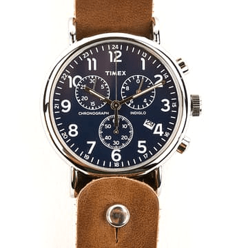 Does it get any better -- or more affordable -- than a Timex Weekender on a Horween leather strap? Not really.