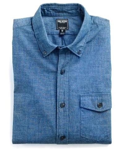 A rich indigo color and the sort of details one would expect from a designer that specializes in rugged staples. 