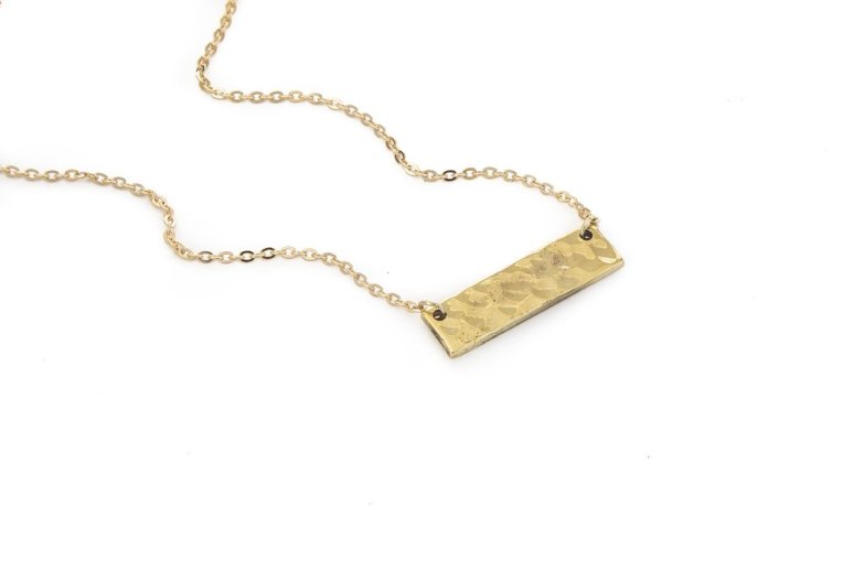 Made from a 50-caliber shell casing, this unique piece of jewelry is truly one of a kind. 