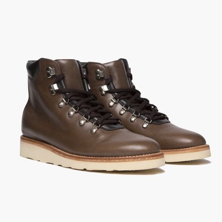 A combination of sporty hikers and rich Horween leather makes these guys a heck of a pair of winter boots. 
