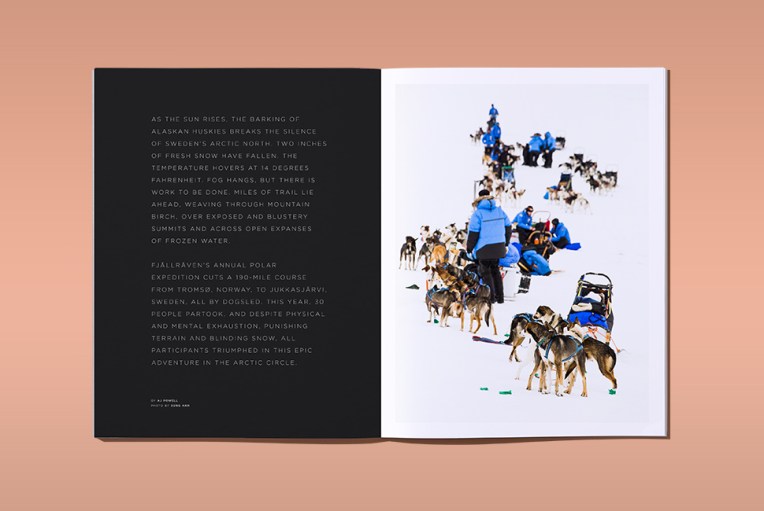 A supremely well-edited magazine done up for the modern man. 