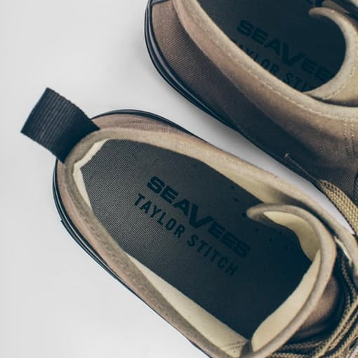 A stylish collaboration between SeaVees and Taylor Stitch resulting in a standout pair of spring footwear. 