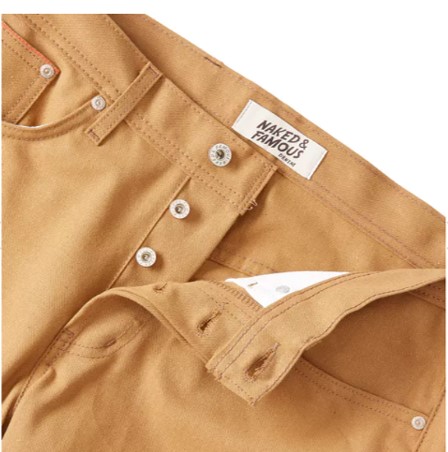 Style Pick of the Week: Naked & Famous Slim Fit Duck Canvas Selvage