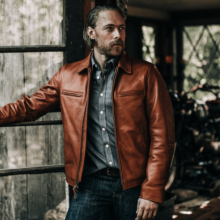 The best men's leather jacket.