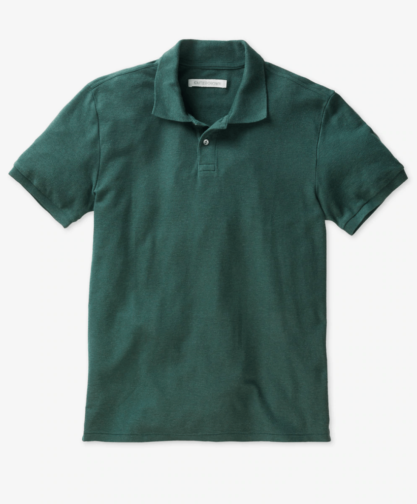 Best sustainable polo for men to buy this spring.