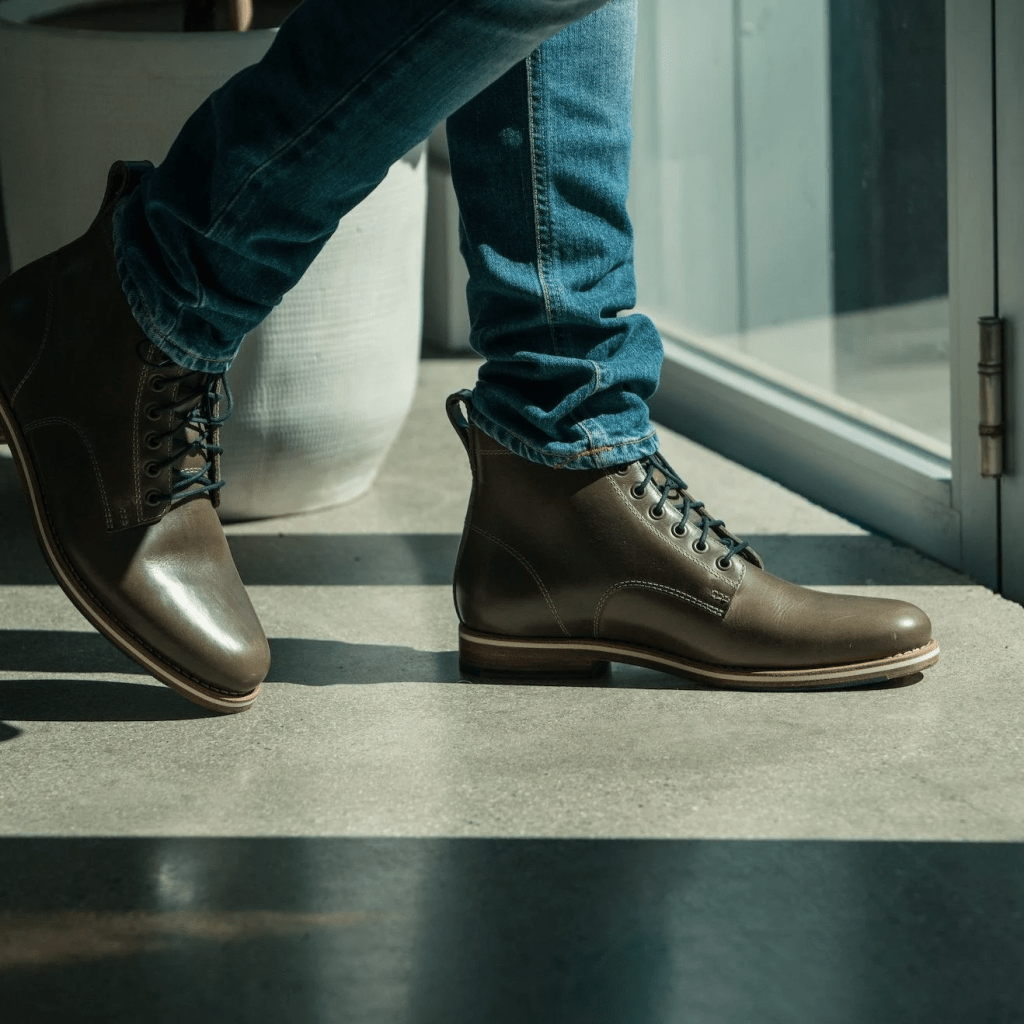 Best leather lace-up boots for guys.