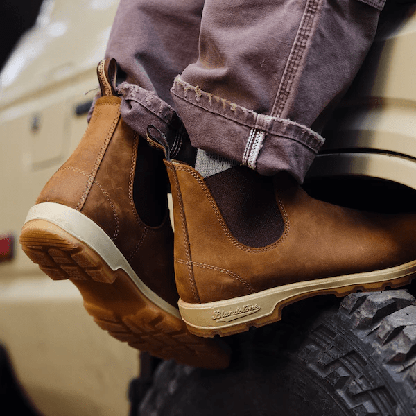 Huckberry x Blundstone boots.