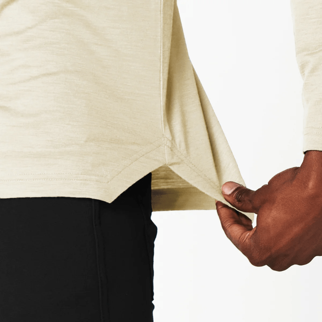 Best merino long-sleeve tee for men. 
